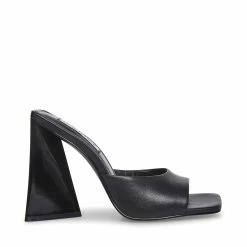 SteveMadden TWISTS BLACK LEATHER