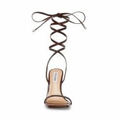 SteveMadden UPLIFT BROWN PATENT Women's Shoes