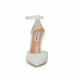 STEVEMADDEN Women's Shoes VALID WHITE PATENT
