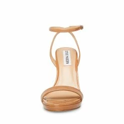 STEVEMADDEN Women's Shoes WAFER TAN PATENT