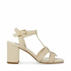 STEVEMADDEN Women's Shoes WAVERLY BONE LEATHER