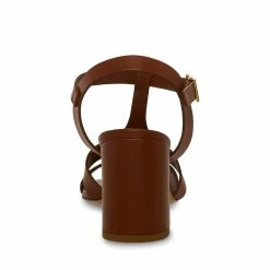 STEVEMADDEN WAVERLY TAN LEATHER Women's Shoes