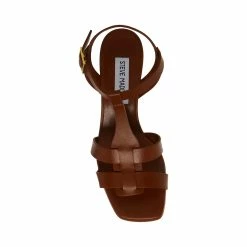 STEVEMADDEN WAVERLY TAN LEATHER Women's Shoes