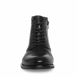 SteveMadden WELLS BLACK LEATHER
