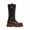 STEVEMADDEN WILLOW BROWN LEATHER