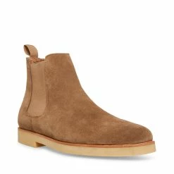 STEVEMADDEN Men's WILSHIRE-S TAUPE SUEDE