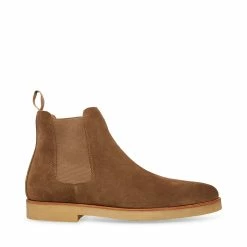 STEVEMADDEN Men's WILSHIRE-S TAUPE SUEDE