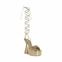 STEVEMADDEN YASMYN GOLD SNAKE