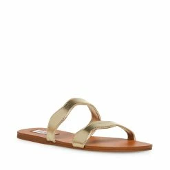STEVEMADDEN Women's Shoes ZIGGY GOLD