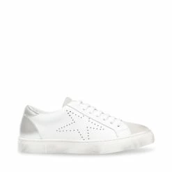SteveMadden Women's Shoes REZZA WHITE