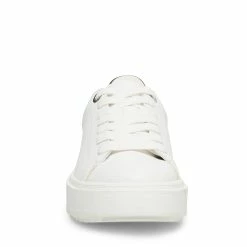 SteveMadden CATCHER WHITE BLACK Women's Shoes