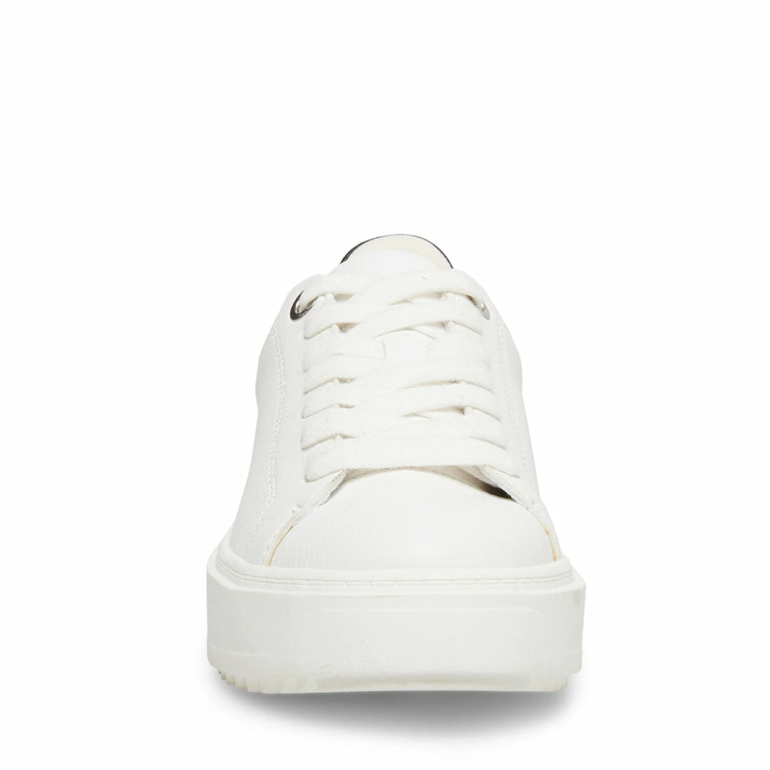 SteveMadden CATCHER WHITE BLACK Women's Shoes