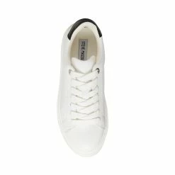 SteveMadden CATCHER WHITE BLACK Women's Shoes
