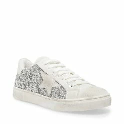 SteveMadden RUBIE SILVER GLITTER Women's Shoes