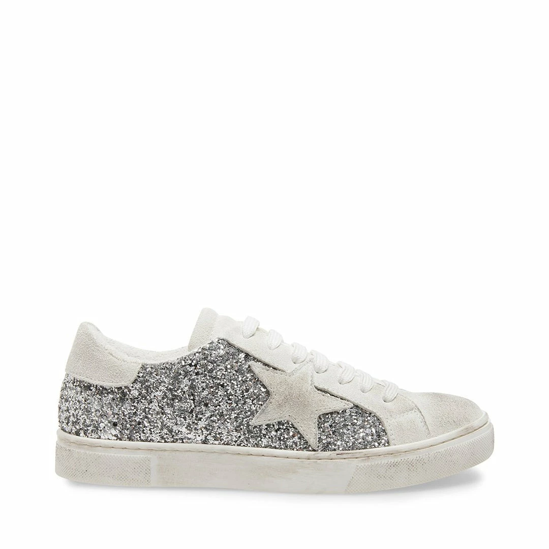 SteveMadden RUBIE SILVER GLITTER Women's Shoes