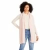 STEVEMADDEN Accessories SOLID WOVEN SCARF BLUSH