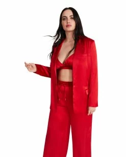 STEVEMADDEN Women's Clothing AUDREY JACKET RED