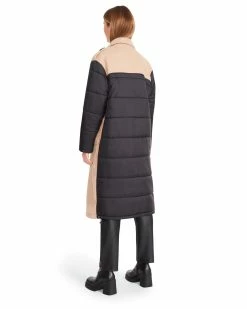 STEVEMADDEN Women's Clothing SAVANNAH COAT CAMEL FABRIC