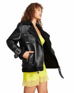 STEVEMADDEN QUINN JACKET BLACK