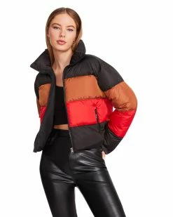 STEVEMADDEN Women's Clothing DAISY JACKET BLACK