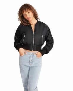 STEVEMADDEN EVA JACKET BLACK Women's Clothing