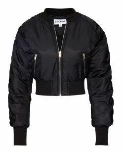 STEVEMADDEN EVA JACKET BLACK Women's Clothing