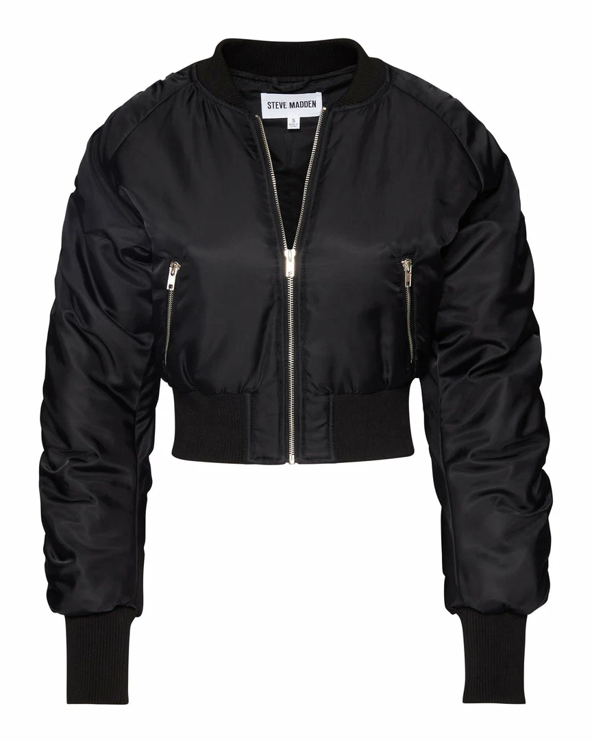 STEVEMADDEN EVA JACKET BLACK Women's Clothing