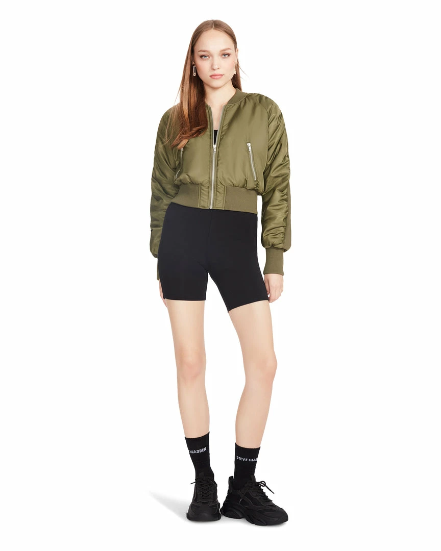 STEVEMADDEN Women's Clothing EVA JACKET OLIVE