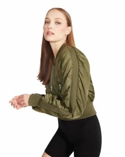 STEVEMADDEN Women's Clothing EVA JACKET OLIVE
