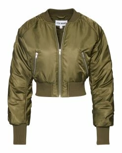 STEVEMADDEN Women's Clothing EVA JACKET OLIVE