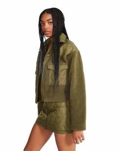 STEVEMADDEN IRIS JACKET OLIVE