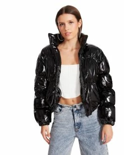 STEVEMADDEN EDEN JACKET BLACK Women's Clothing