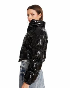 STEVEMADDEN EDEN JACKET BLACK Women's Clothing