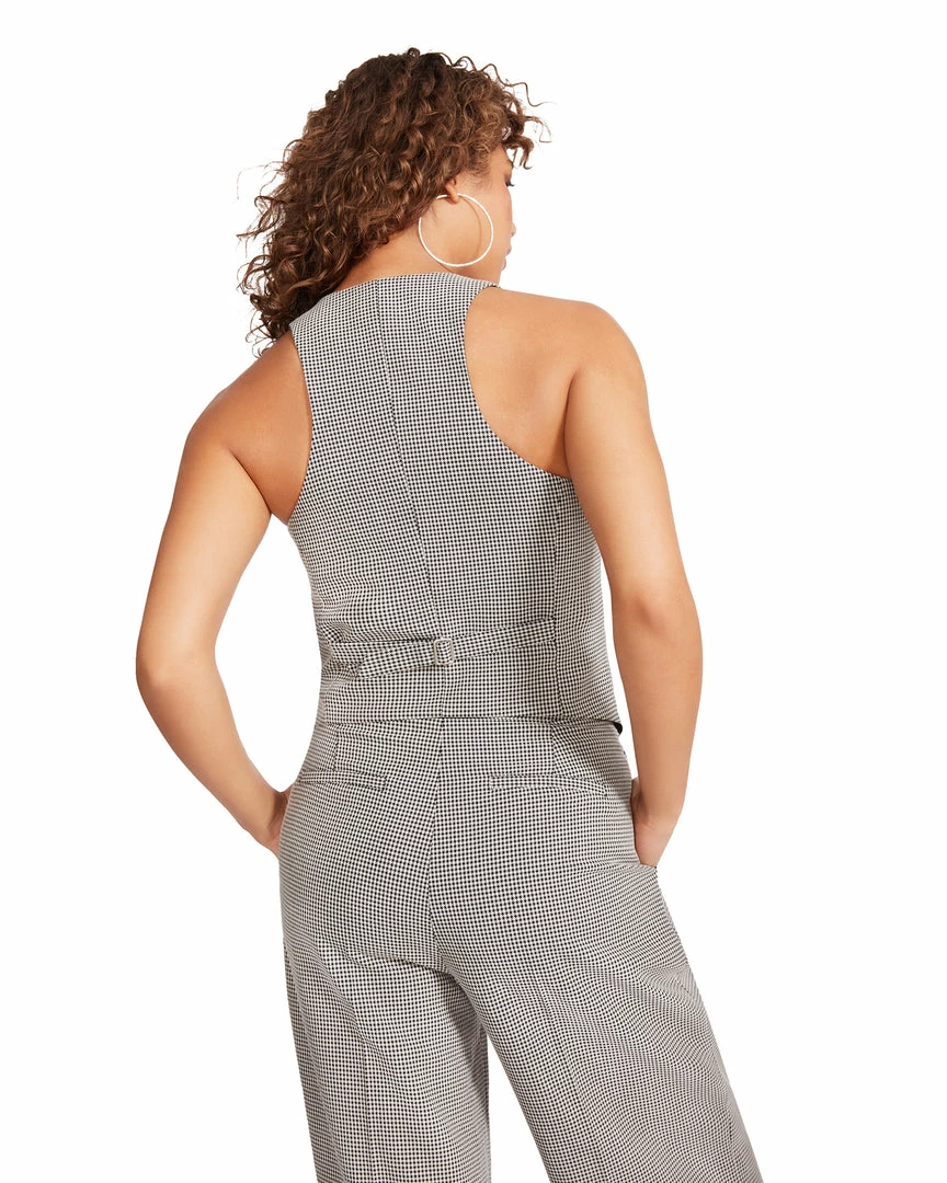 STEVEMADDEN Women's Clothing ISABELLA VEST BLACK