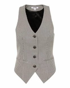 STEVEMADDEN Women's Clothing ISABELLA VEST BLACK