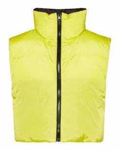 STEVEMADDEN DAISY VEST BLACK Women's Clothing