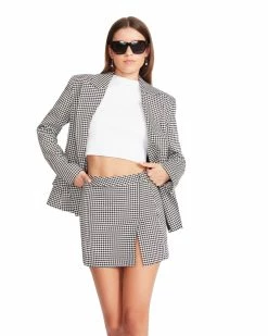 STEVEMADDEN NAOMI BLAZER WHITE Women's Clothing