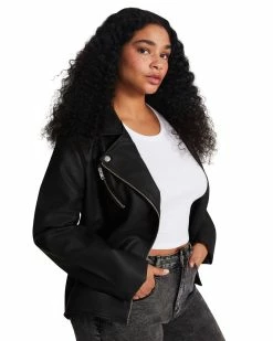 STEVEMADDEN JULIA JACKET BLACK
