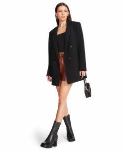 STEVEMADDEN ISABELLA BLAZER BLACK