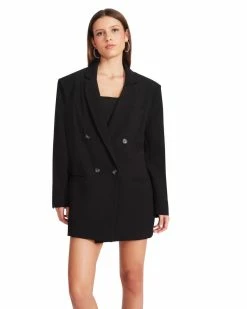 STEVEMADDEN ISABELLA BLAZER BLACK