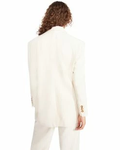 STEVEMADDEN ISABELLA BLAZER IVORY Women's Clothing