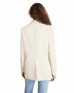 STEVEMADDEN AUDREY BLAZER BONE Women's Clothing