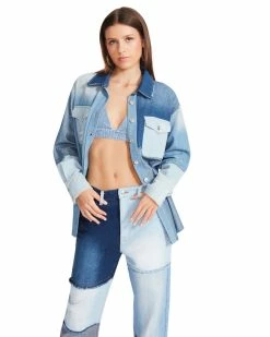 STEVEMADDEN Women's Clothing KYLIE SHACKET DENIM FABRIC