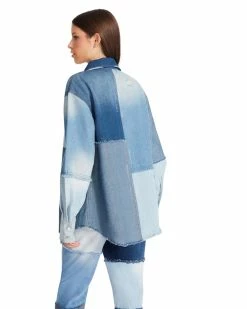 STEVEMADDEN Women's Clothing KYLIE SHACKET DENIM FABRIC