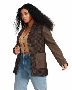 STEVEMADDEN KELLY BLAZER NAVY Women's Clothing