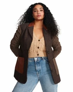 STEVEMADDEN KELLY BLAZER NAVY Women's Clothing