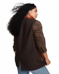 STEVEMADDEN KELLY BLAZER NAVY Women's Clothing