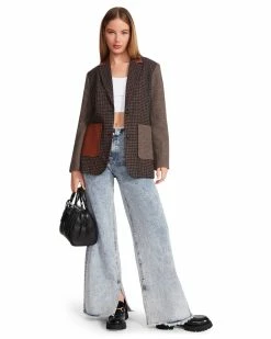 STEVEMADDEN KELLY BLAZER NAVY Women's Clothing