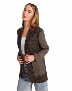 STEVEMADDEN KELLY BLAZER NAVY Women's Clothing