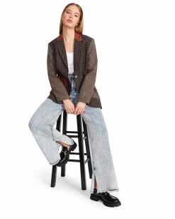 STEVEMADDEN KELLY BLAZER NAVY Women's Clothing